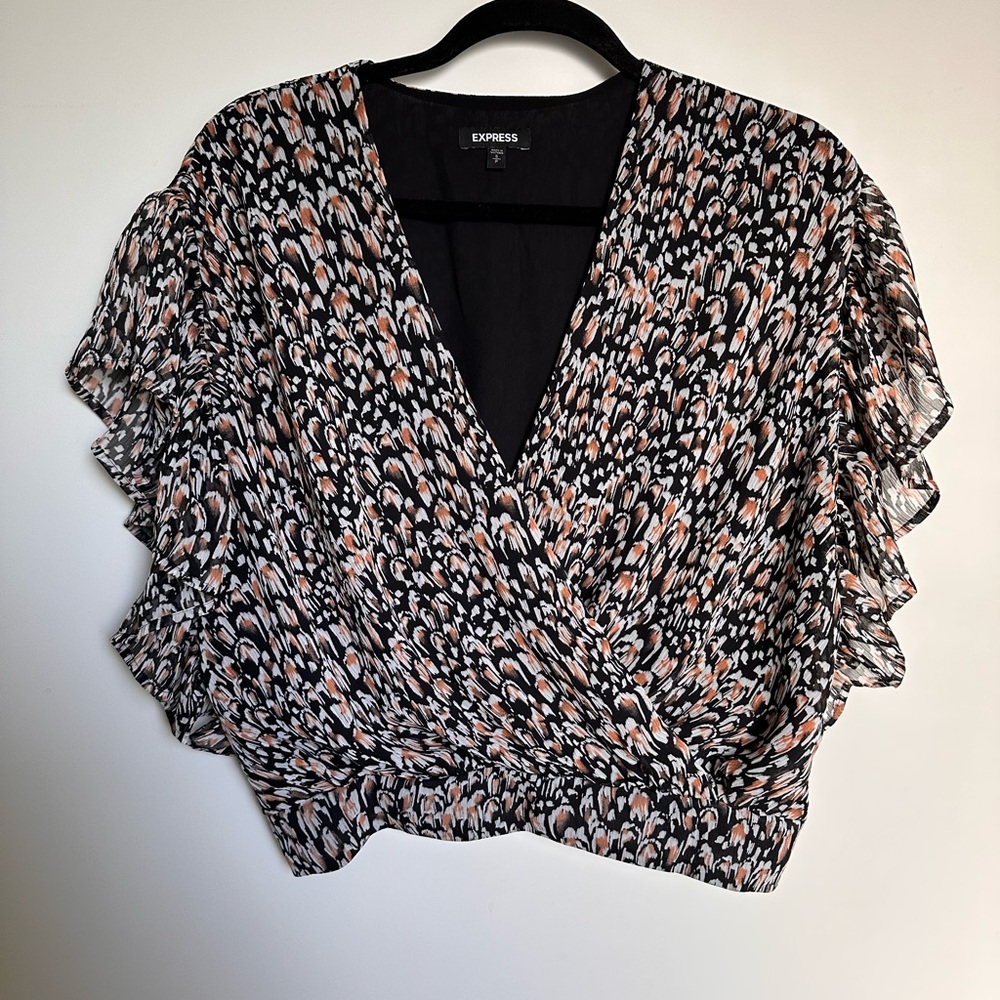 Express cropped blouse